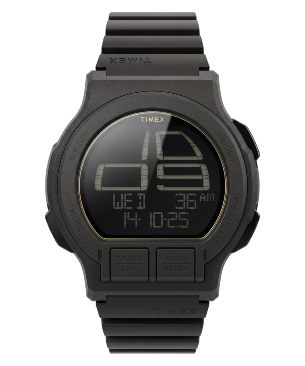 Retroware Digital 46mm Resin Strap Watch