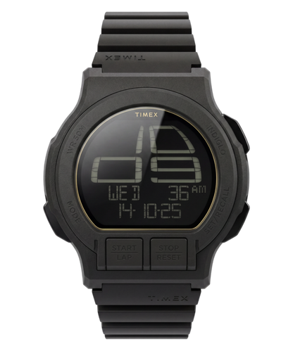 Retroware Digital 46mm Resin Strap Watch