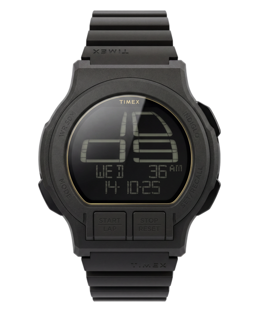 Retroware Digital 46mm Resin Strap Watch