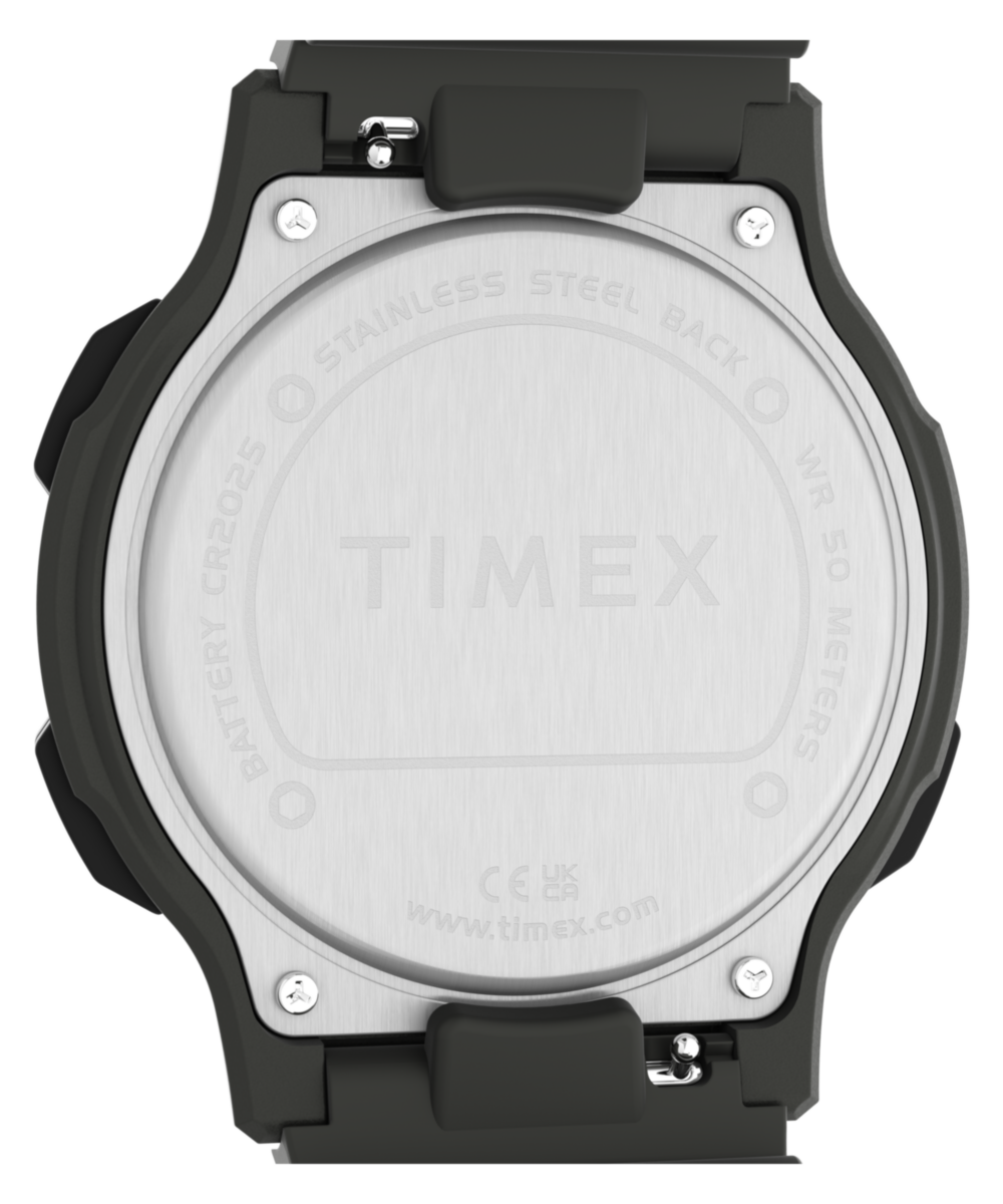 Retroware Digital 46mm Resin Strap Watch