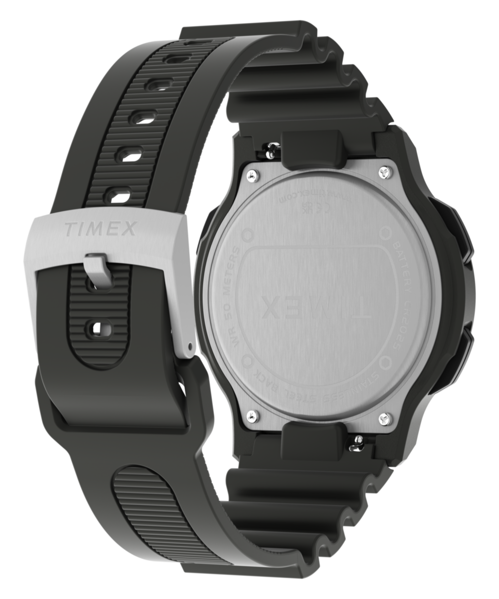 Retroware Digital 46mm Resin Strap Watch