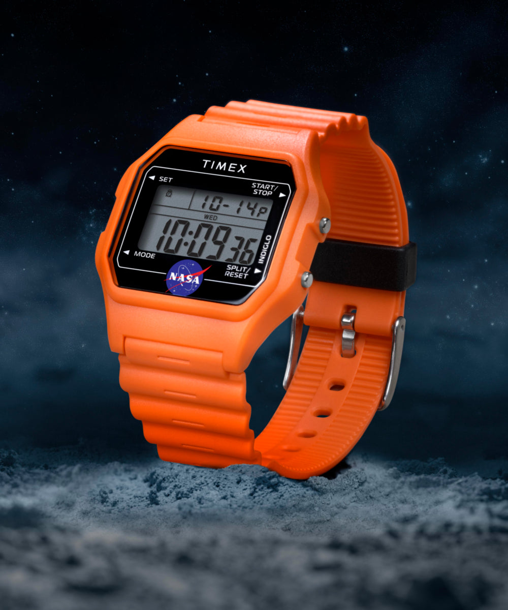 Timex Main Street NASA Artemis Digital 36mm Resin Strap Watch