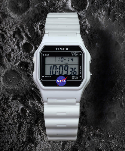 Timex Main Street NASA Artemis Digital 36mm Resin Strap Watch