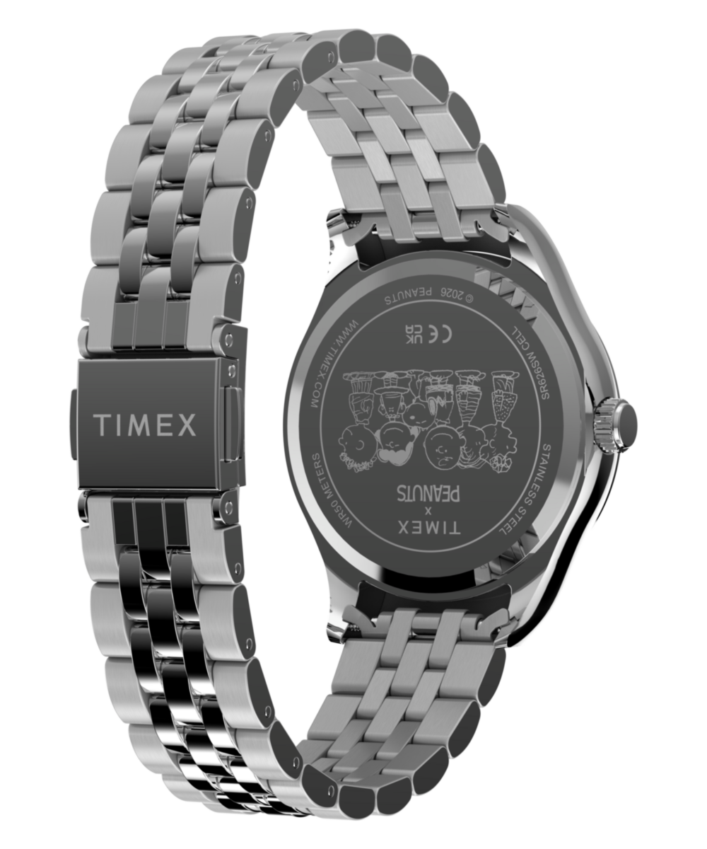 Peanuts x Timex Legacy Snoopy Umbrella Stainless Steel Bracelet Watch