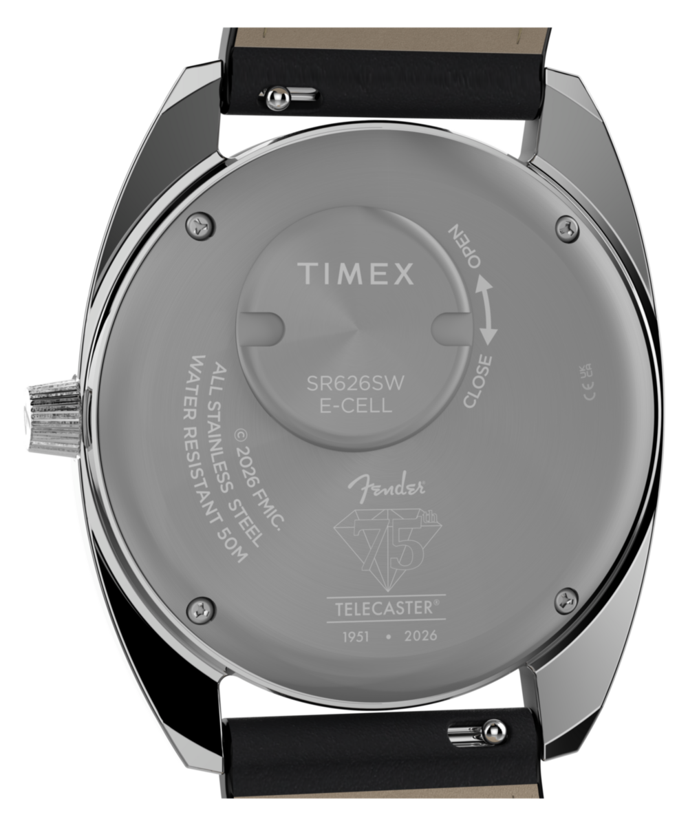 Fender x Timex 37mm Leather Strap Watch Giftset