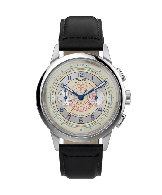 Marlin Neo Classic Chronograph 40mm Leather Strap Watch