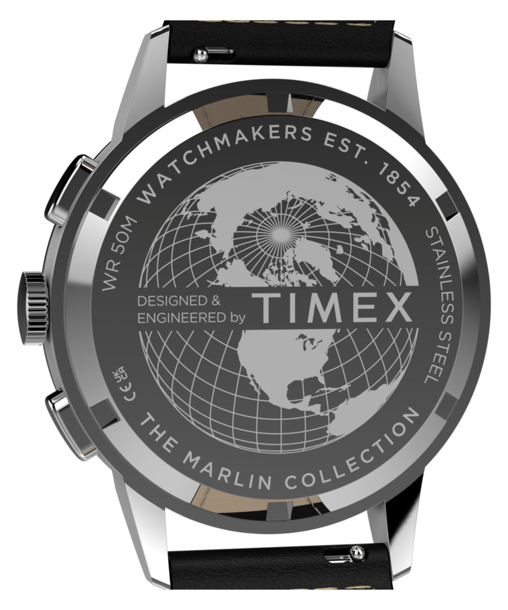 Marlin Neo Classic Chronograph 40mm Leather Strap Watch