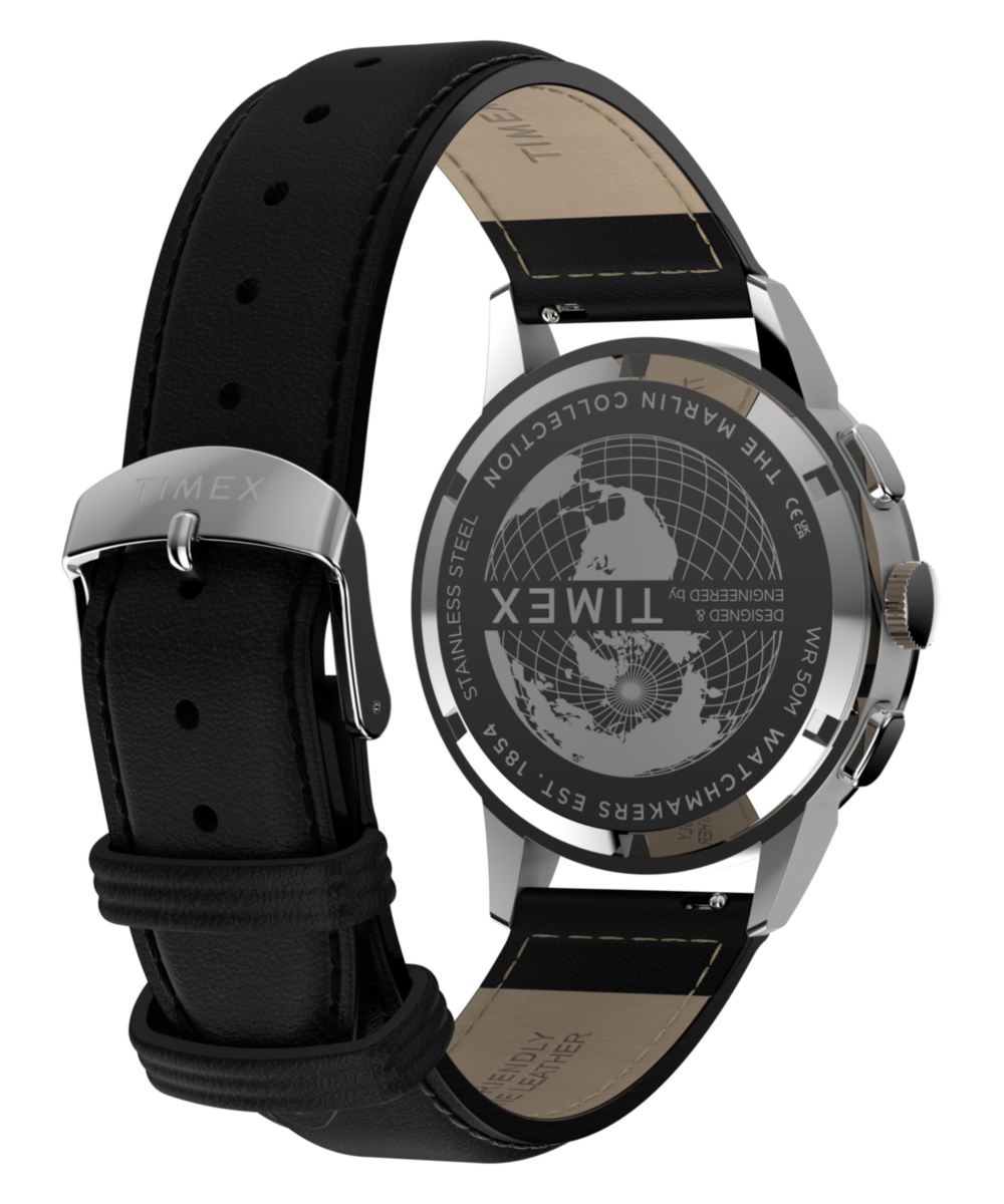 Marlin Neo Classic Chronograph 40mm Leather Strap Watch