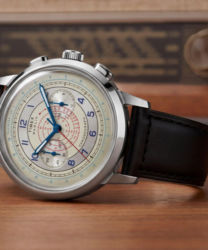 Marlin Neo Classic Chronograph 40mm Leather Strap Watch