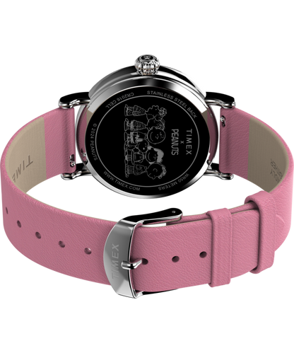 Peanuts x Timex Standard Valentine's 40mm Leather Strap Watch