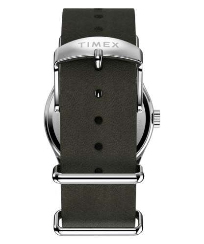 Timex Weekender New England 34mm Leather Strap Watch