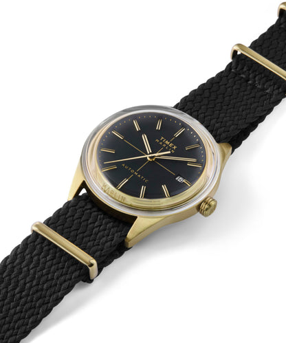 Marlin Jet Automatic 38mm Fabric Strap Watch