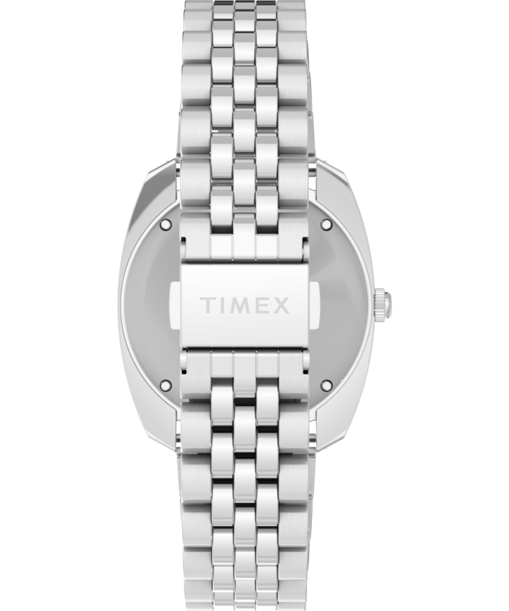 Q Timex 1971 Velocity 36mm Stainless Steel Bracelet Watch