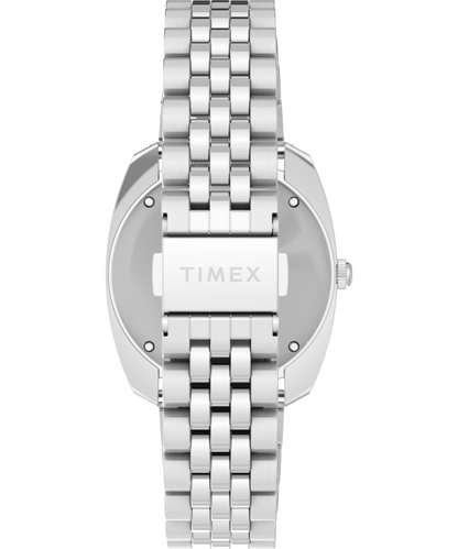 Q Timex 1971 Velocity 36mm Stainless Steel Bracelet Watch