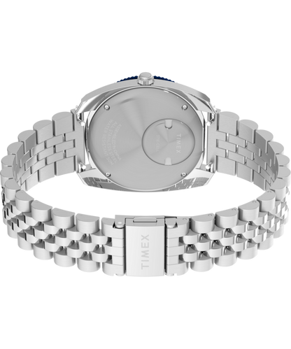 Q Timex 1971 Velocity 36mm Stainless Steel Bracelet Watch