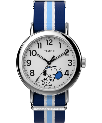 Peanuts x Timex Weekender Pickleball 37mm Fabric Strap Watch