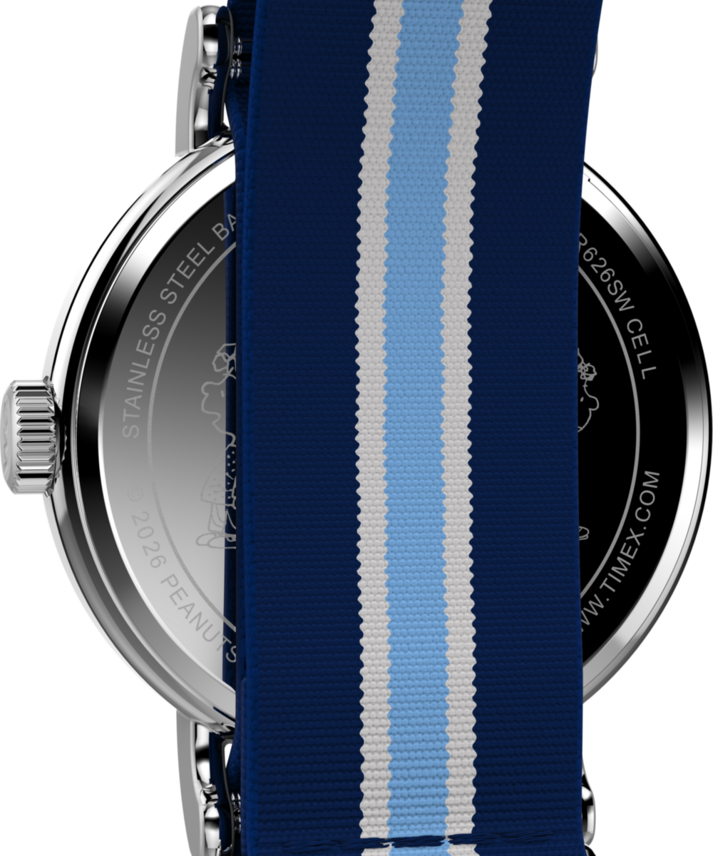 Peanuts x Timex Weekender Pickleball 37mm Fabric Strap Watch