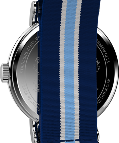 Peanuts x Timex Weekender Pickleball 37mm Fabric Strap Watch