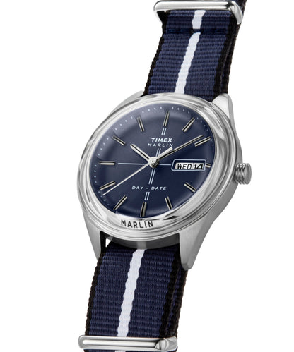 Marlin Jet Quartz 38mm Fabric Strap Watch