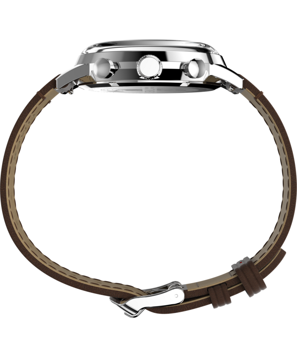 Marlin Chronograph Tachymeter 40mm Leather Strap Watch