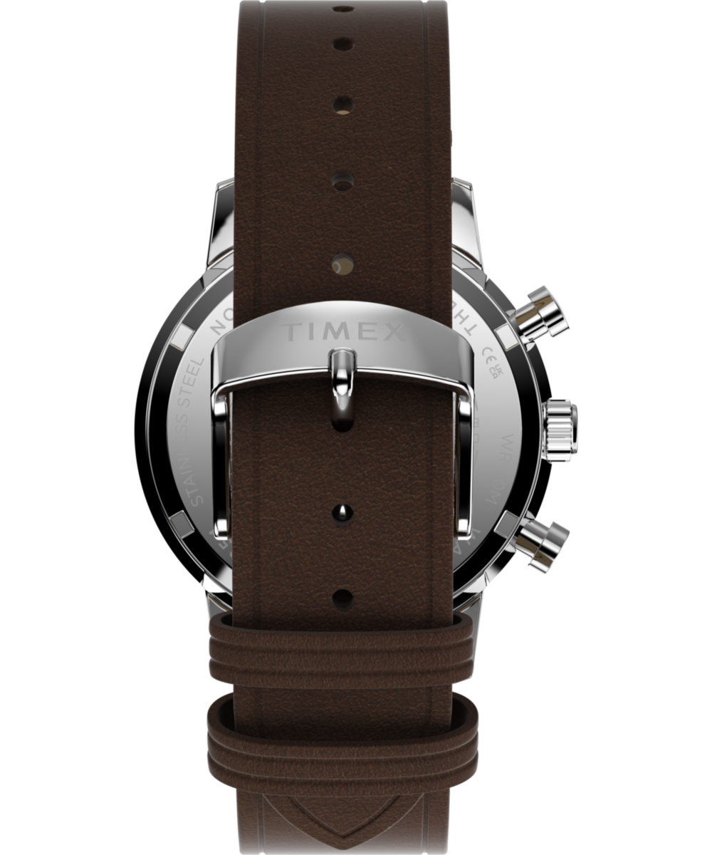Marlin Chronograph Tachymeter 40mm Leather Strap Watch
