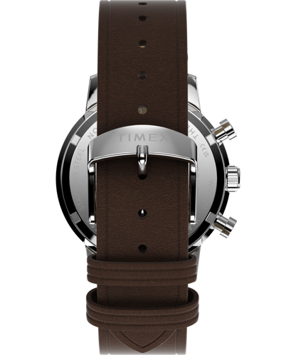 Marlin Chronograph Tachymeter 40mm Leather Strap Watch