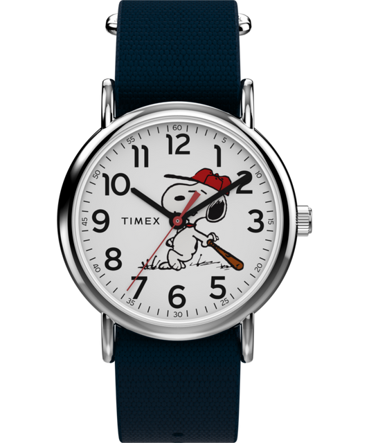 Peanuts x Timex Weekender Baseball 38mm Fabric Strap Watch