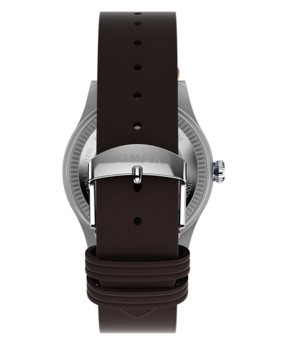 Pan Am x Timex Waterbury GMT 39mm Leather Strap Watch