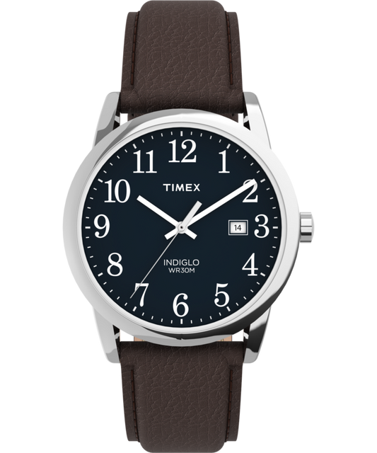 Easy Reader 38mm Leather Strap Watch