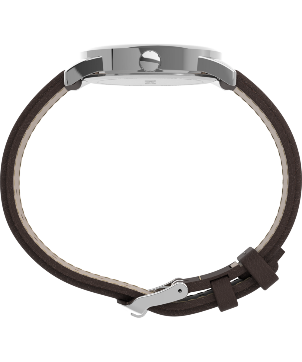 Easy Reader 38mm Leather Strap Watch