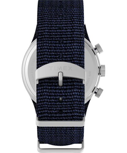 Waterbury Traditional Fly-Back Chronograph 43mm Fabric Strap Watch