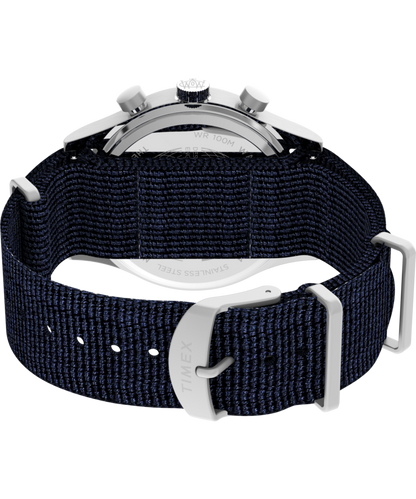 Waterbury Traditional Fly-Back Chronograph 43mm Fabric Strap Watch