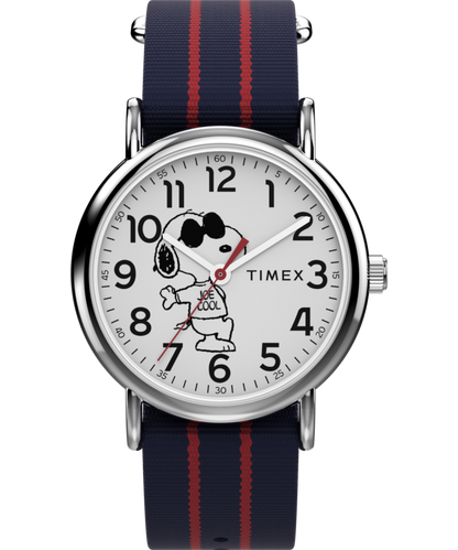 Peanuts x Timex Weekender Joe Cool 38mm Fabric Strap Watch