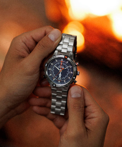 Expedition Tide-Temp-Compass 45mm Stainless Steel Bracelet Watch