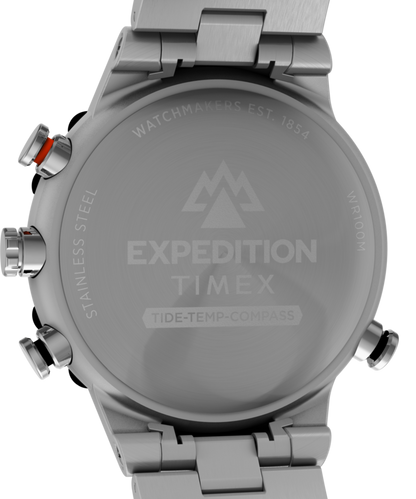 Expedition Tide-Temp-Compass 45mm Stainless Steel Bracelet Watch