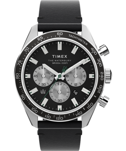 Waterbury Chronograph 41mm Leather Strap Watch
