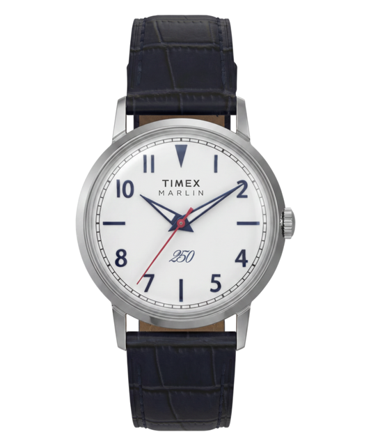 Marlin America 250 34mm Leather Strap Watch