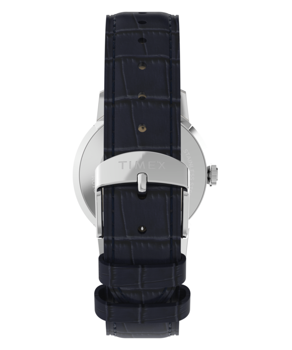 Marlin America 250 34mm Leather Strap Watch