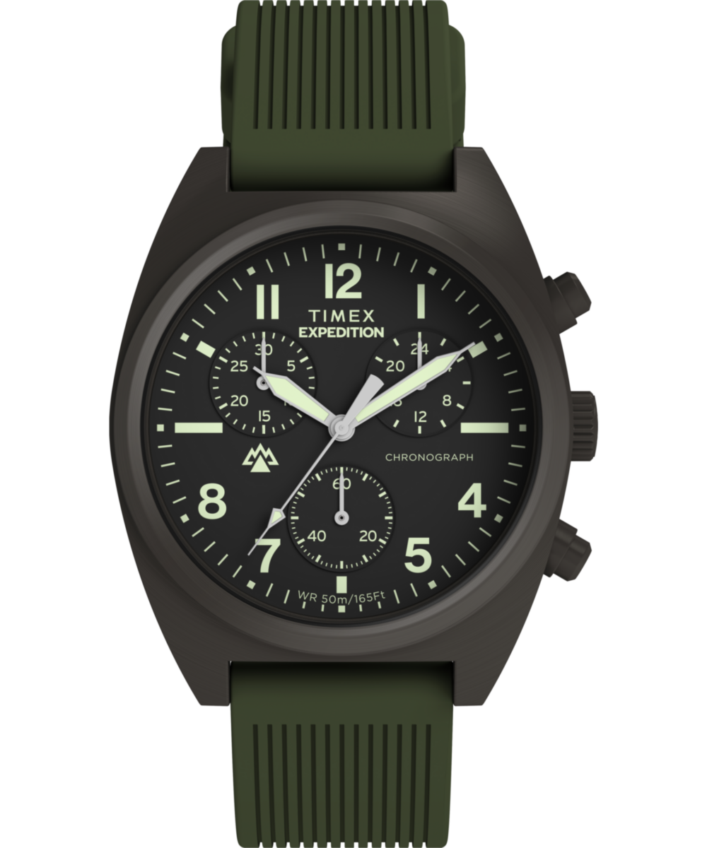 Expedition Capstone Chronograph 41mm Silicone Strap Watch