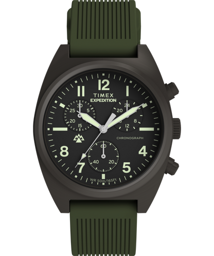 Expedition Capstone Chronograph 41mm Silicone Strap Watch