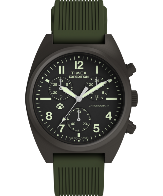 Expedition Capstone Chronograph 41mm Silicone Strap Watch