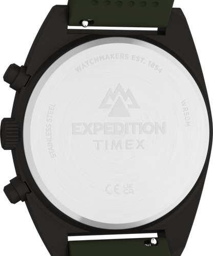 Expedition Capstone Chronograph 41mm Silicone Strap Watch