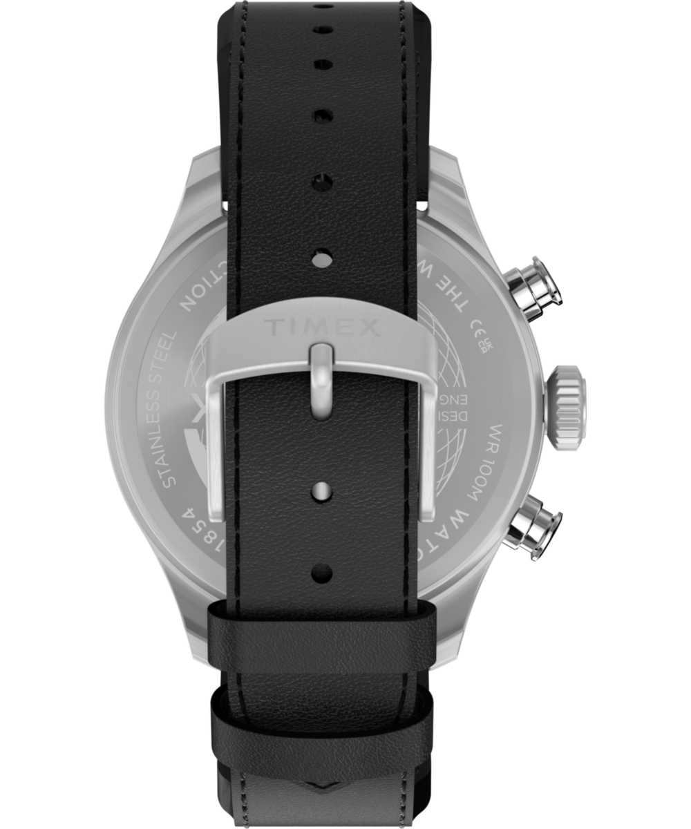 Waterbury Ace Fly-Back Chronograph 43mm Leather Strap Watch