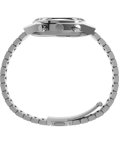 Q Timex Falcon Eye Chronograph 40mm Stainless Steel Bracelet Watch