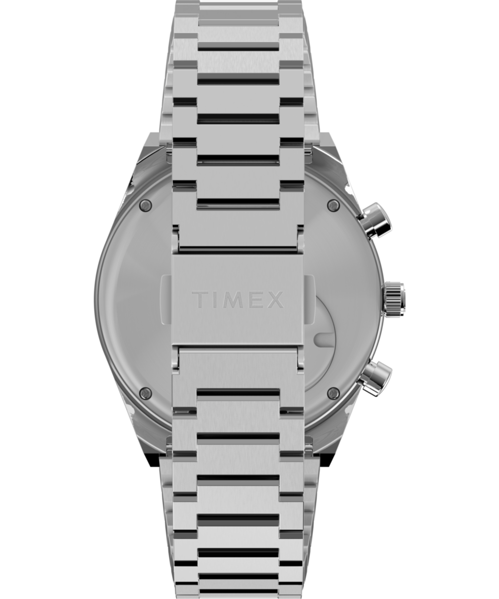 Q Timex Falcon Eye Chronograph 40mm Stainless Steel Bracelet Watch