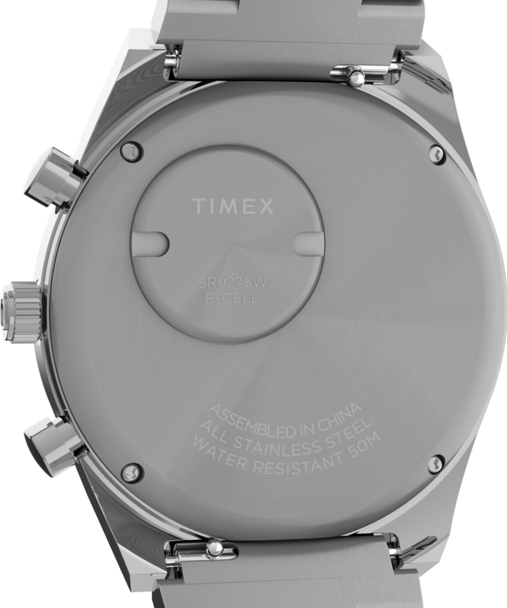 Q Timex Falcon Eye Chronograph 40mm Stainless Steel Bracelet Watch