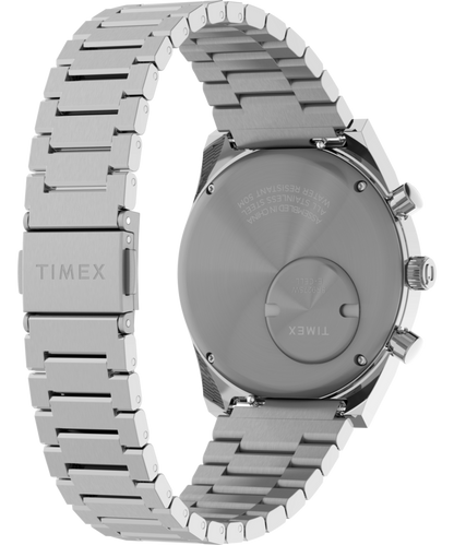 Q Timex Falcon Eye Chronograph 40mm Stainless Steel Bracelet Watch