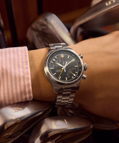 Waterbury Ace Fly-Back Chronograph 43mm Stainless Steel Bracelet Watch