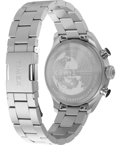 Waterbury Ace Fly-Back Chronograph 43mm Stainless Steel Bracelet Watch