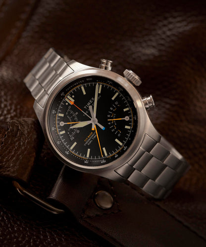 Waterbury Ace Fly-Back Chronograph 43mm Stainless Steel Bracelet Watch